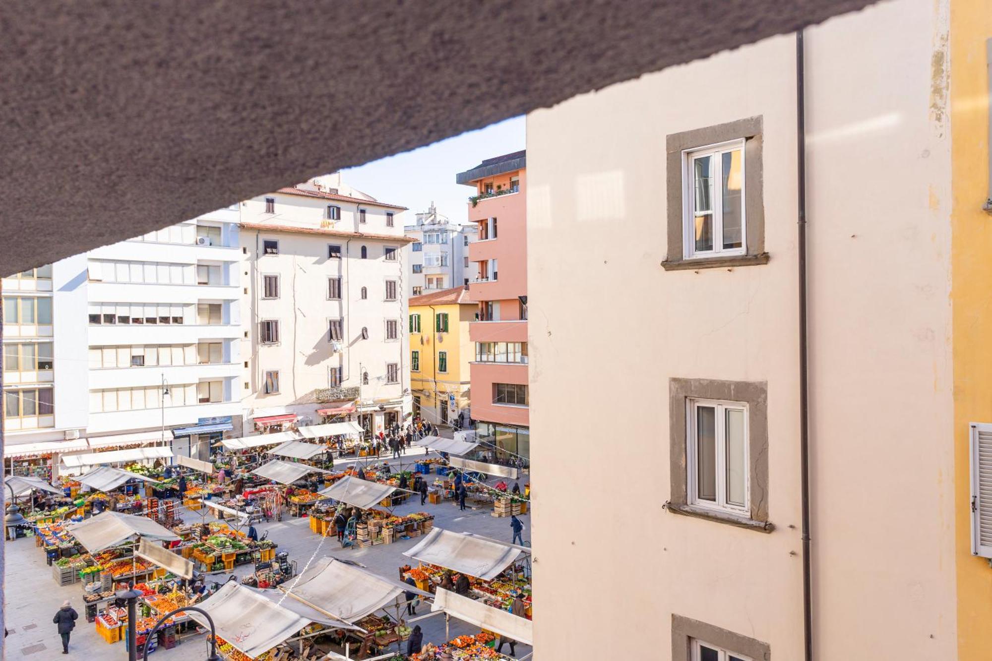 ליבורנו Piazza Cavallotti & Mercato Centrale Apartment! מראה חיצוני תמונה